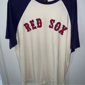 Red Sox Cooperstown Collection Ted Williams 9 White Navy T Shirt M/L Vintage